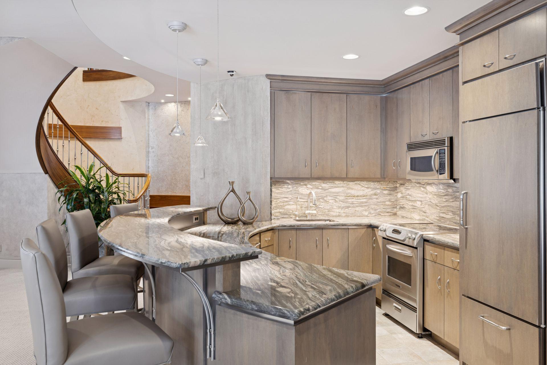 Bar is a fully operational kitchen.