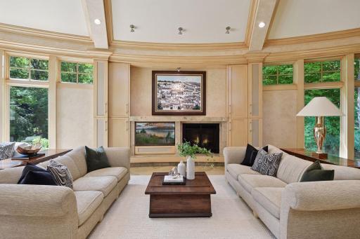 Great room can be styled formal or cozy — a versatile space with endless ways to enjoy it.