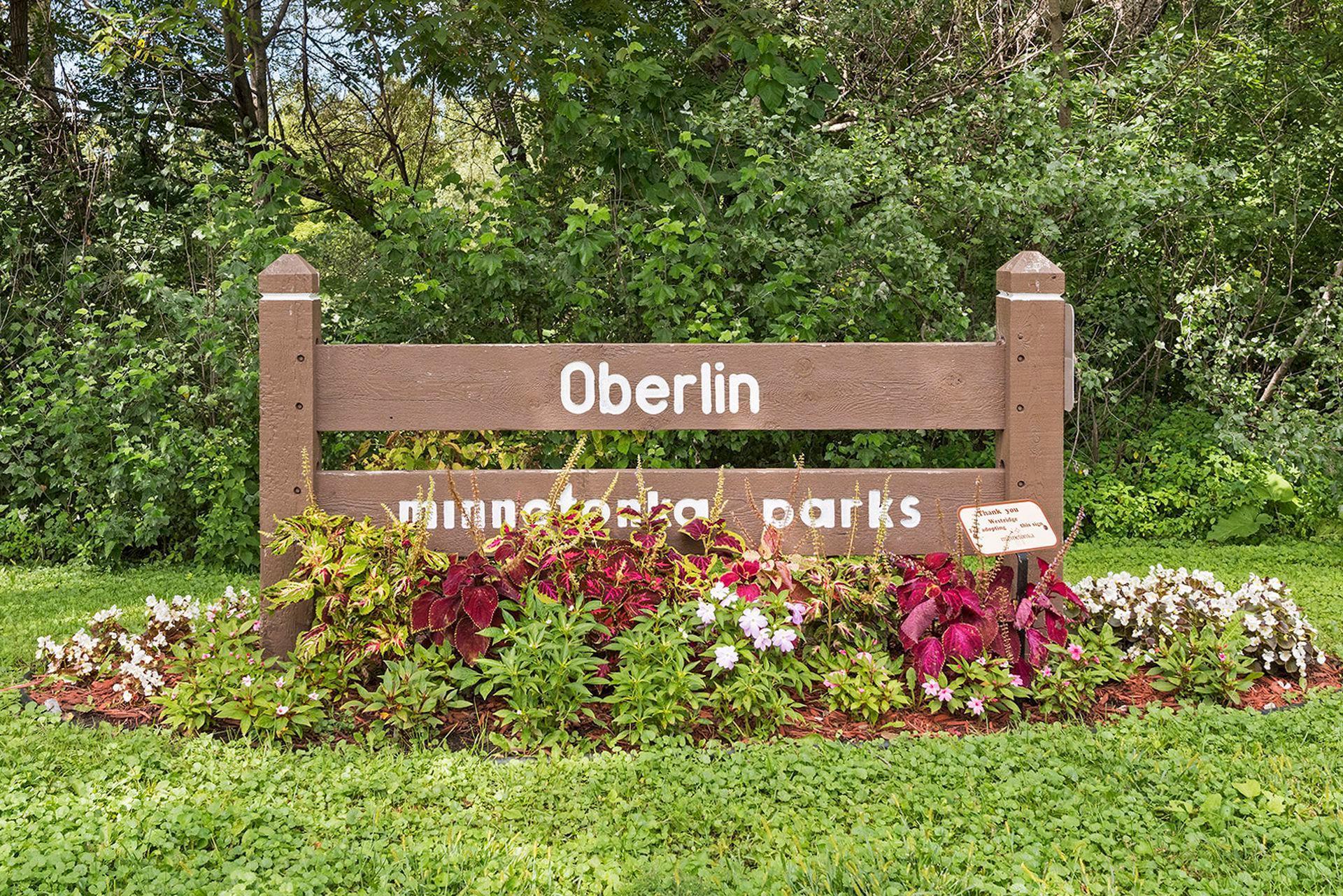 Entrance to Oberlin Park - under 1.5 miles.