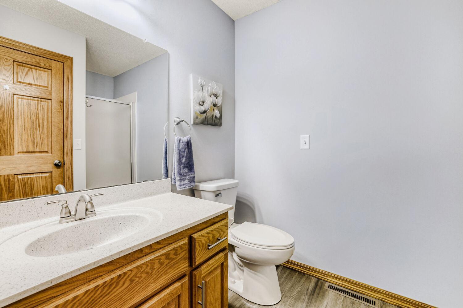 Main floor 3/4 bath.