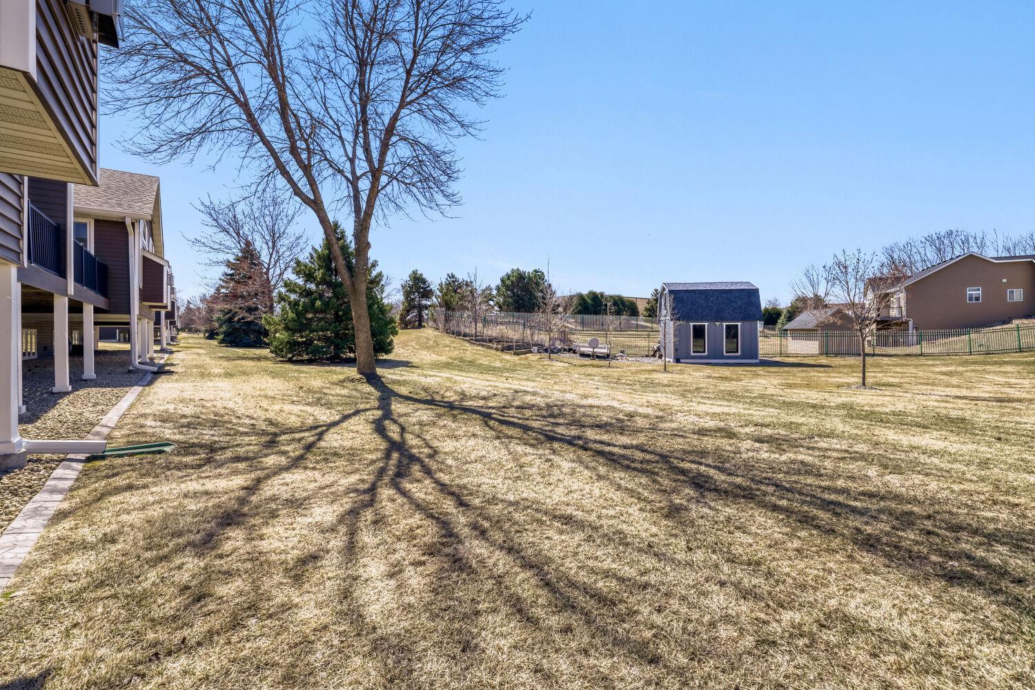 Lots of green space.