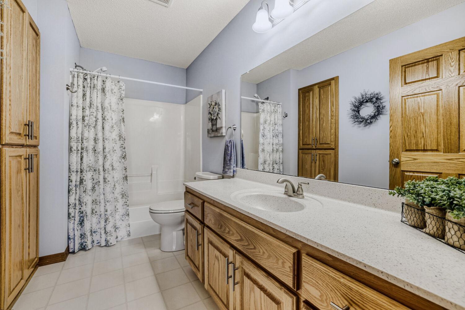 Primary full bathroom.