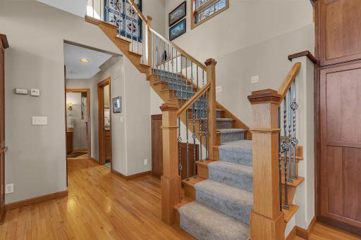 Staircase to second level