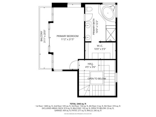 Second Floor Layout