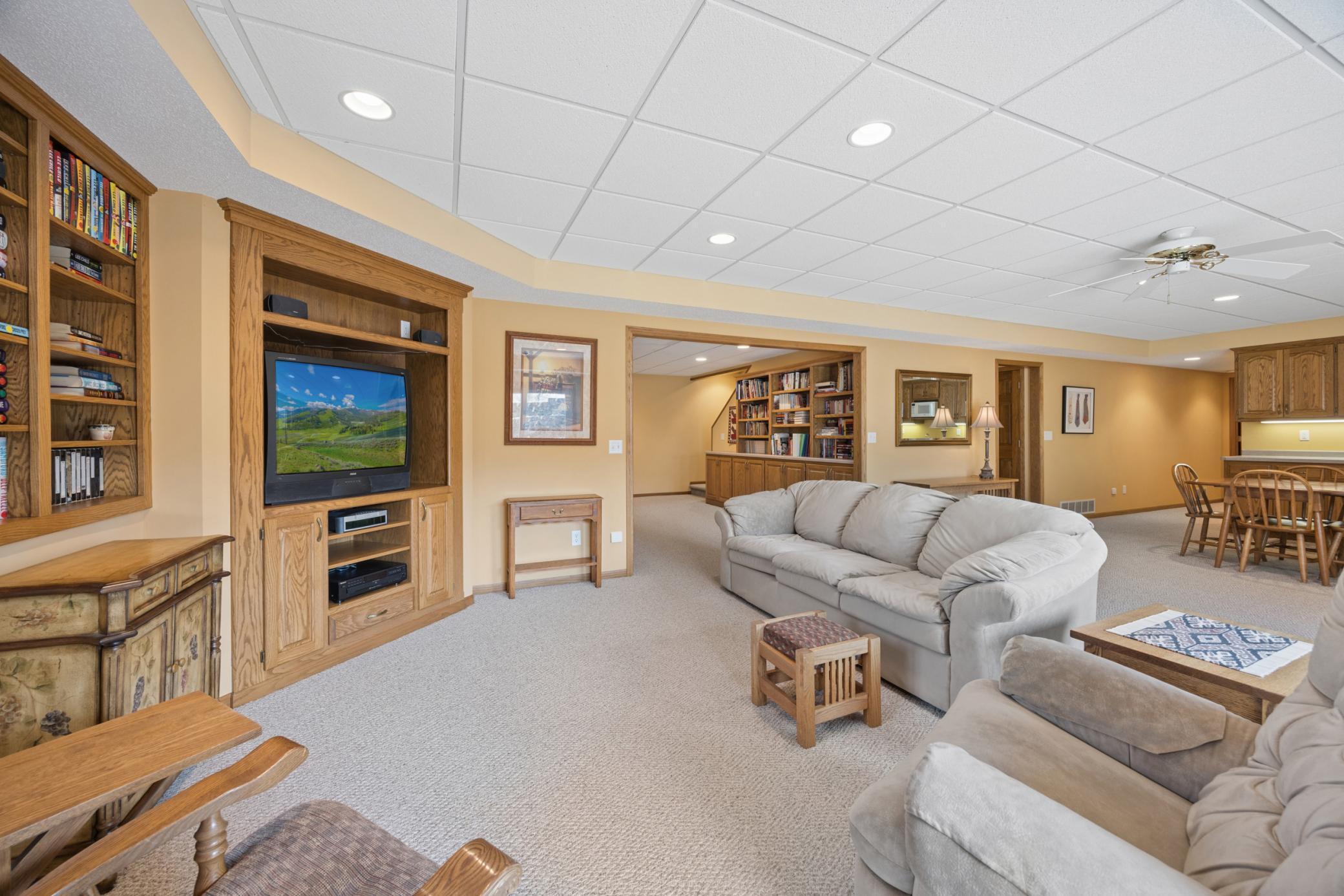 Lower level family room