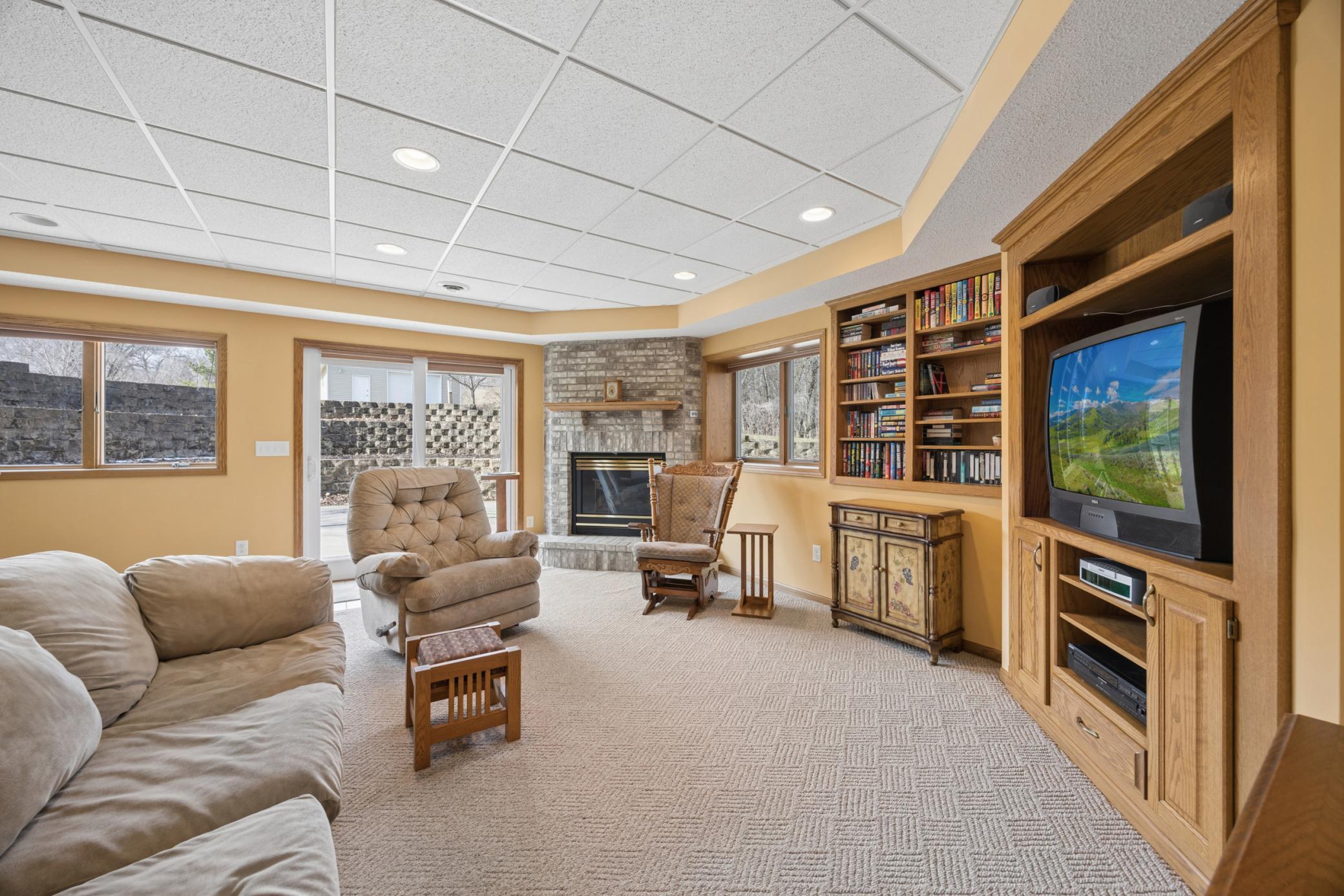 Lower level walk out to patio