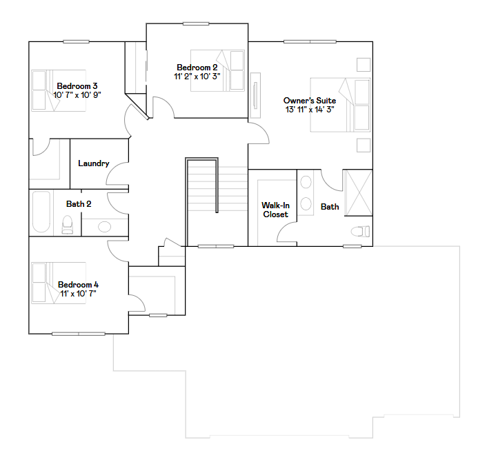 Vanderbilt main level floorplan
