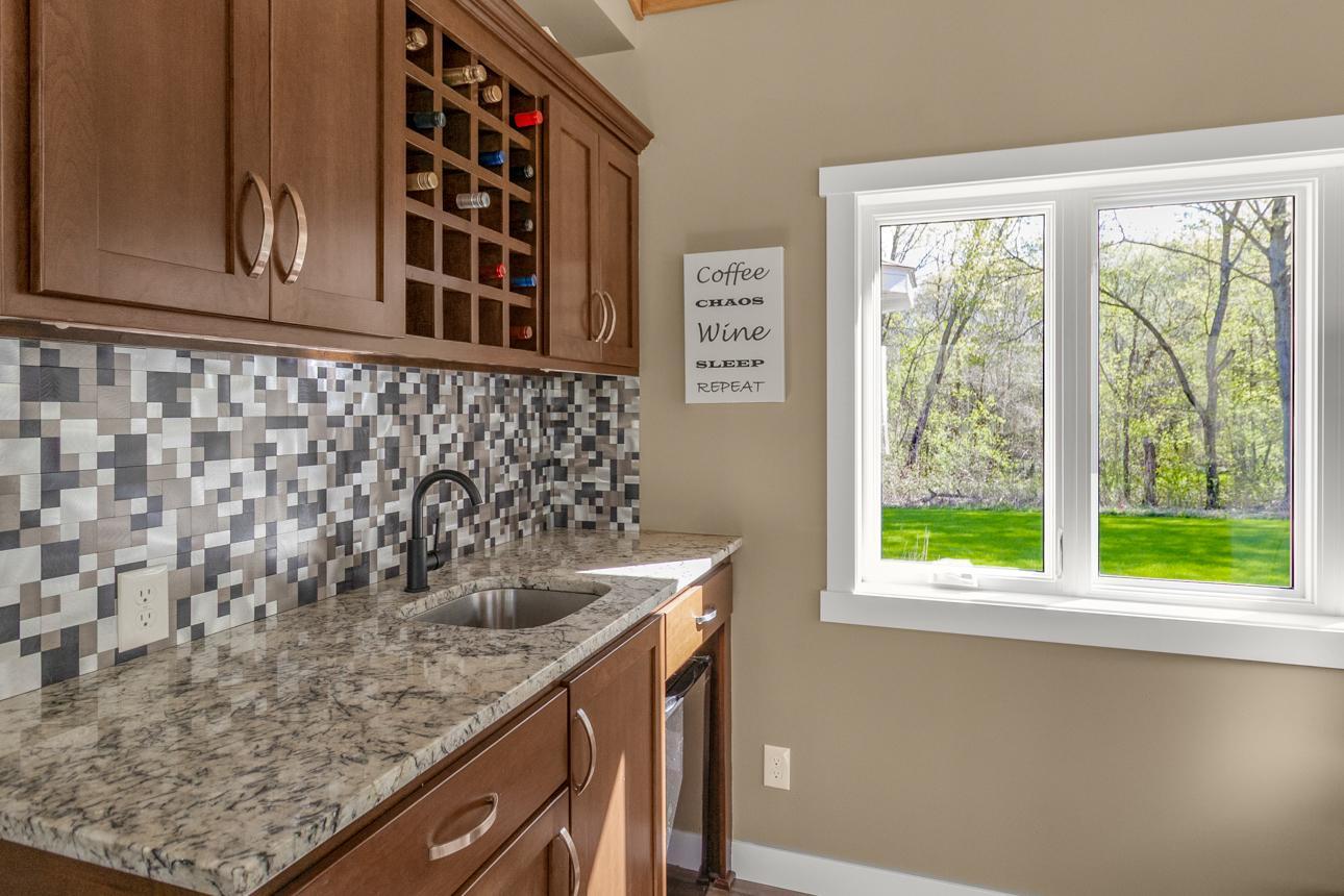 Wet Bar in Sun Room