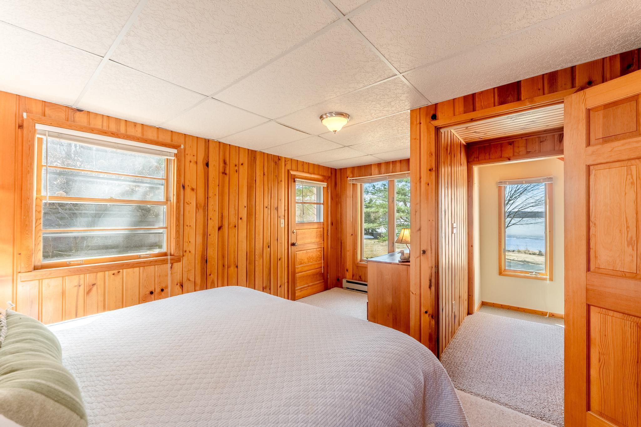 Step out the door to the left to your private patio.