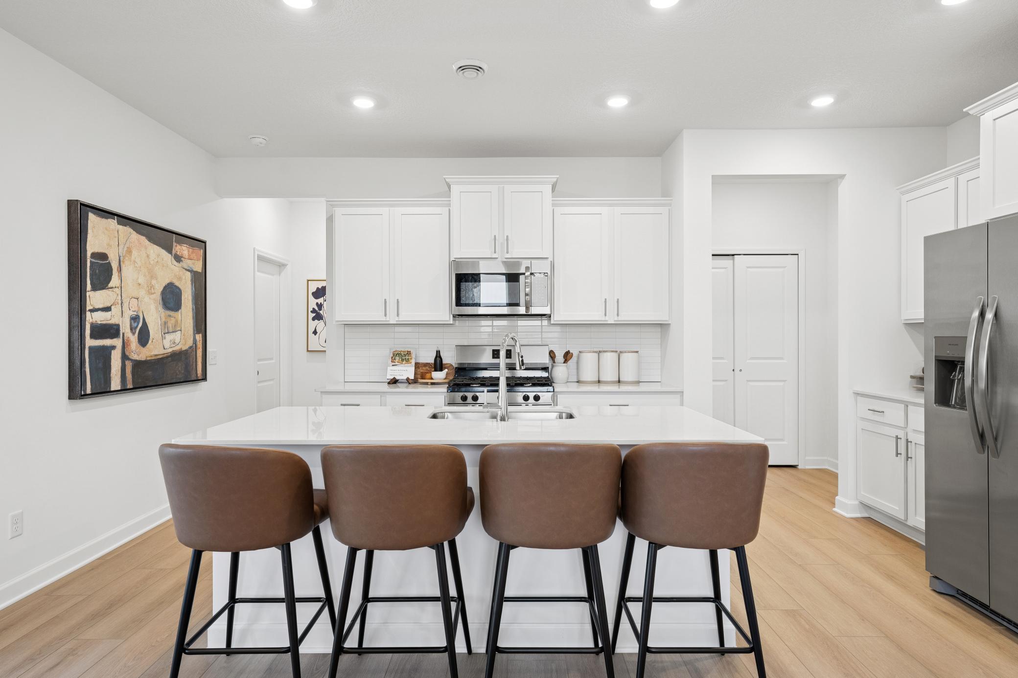 (Photo of a decorated model, actual homes finishes will vary) Welcome to the Sequoia!