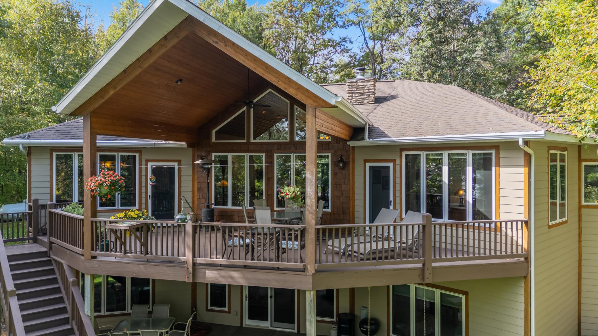 16' x 17'3 Covered Deck + Open Sides