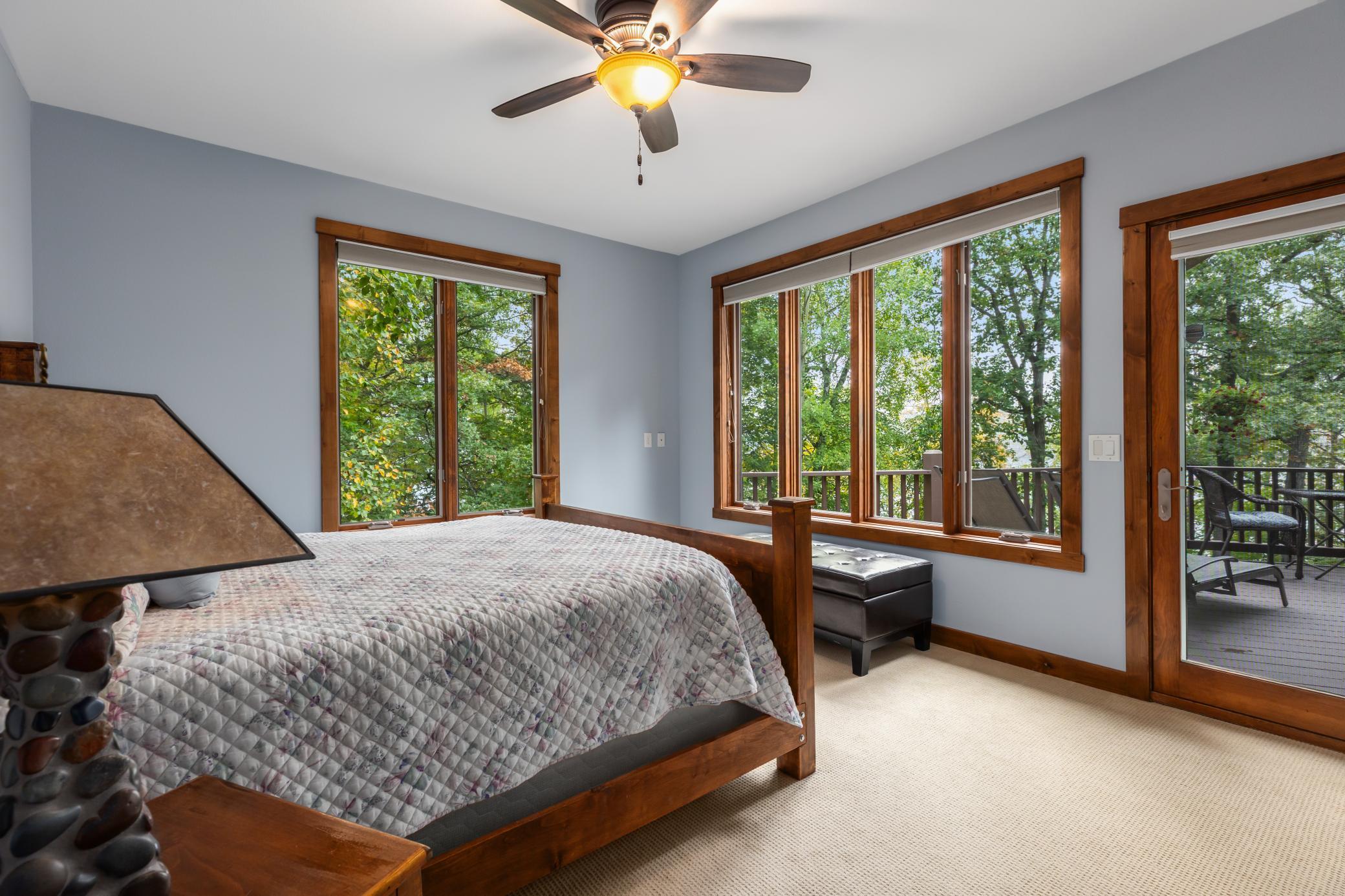 Primary Lake Side Bedroom