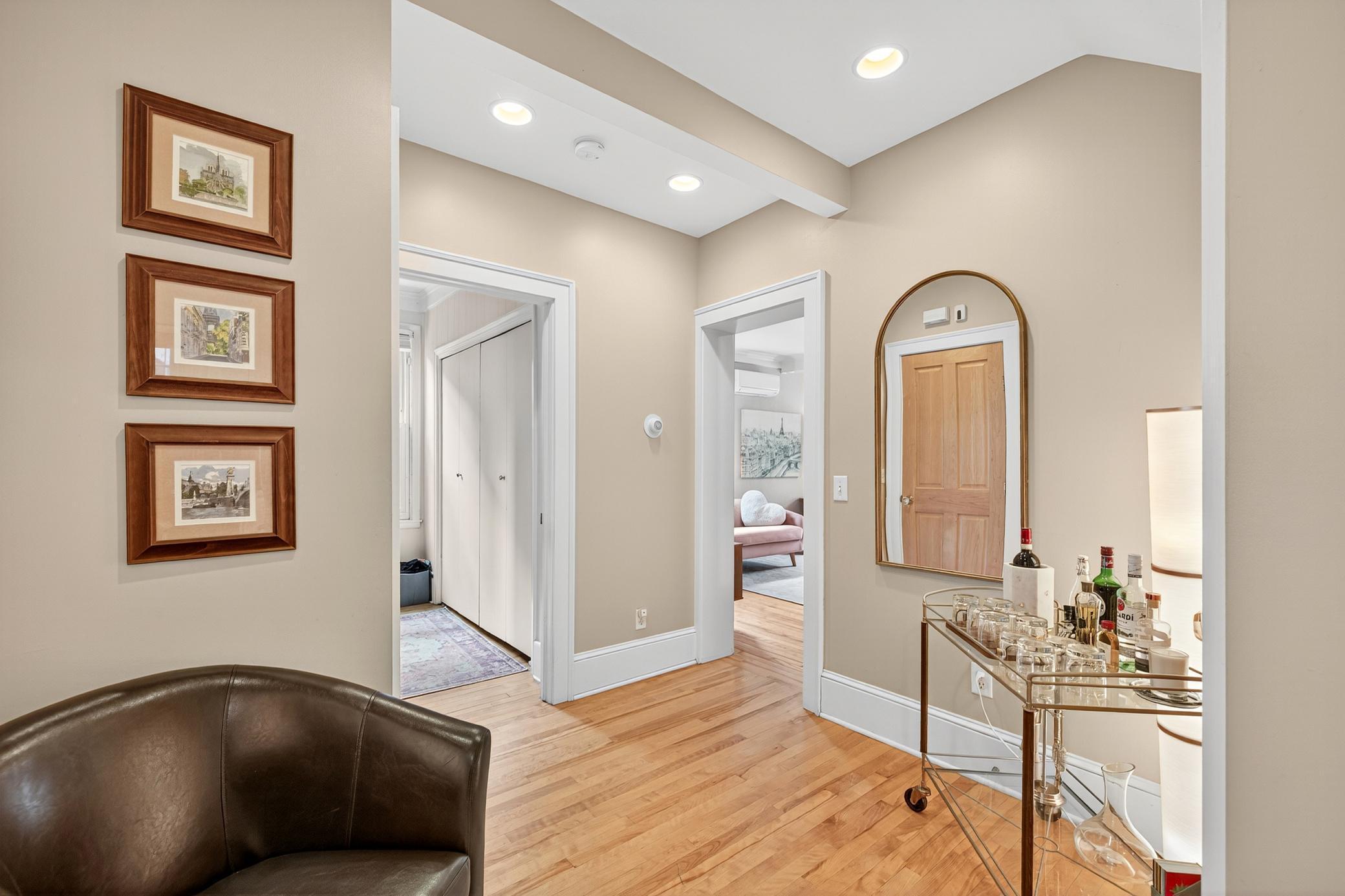 Hardwood floors throughout