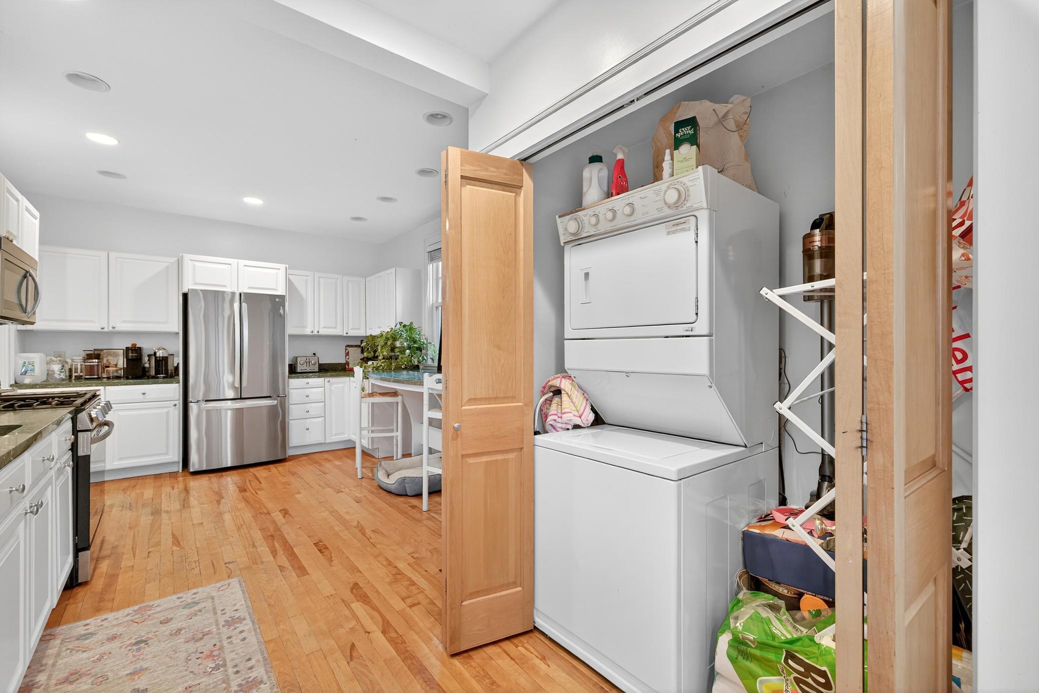 Convenient in-unit laundry