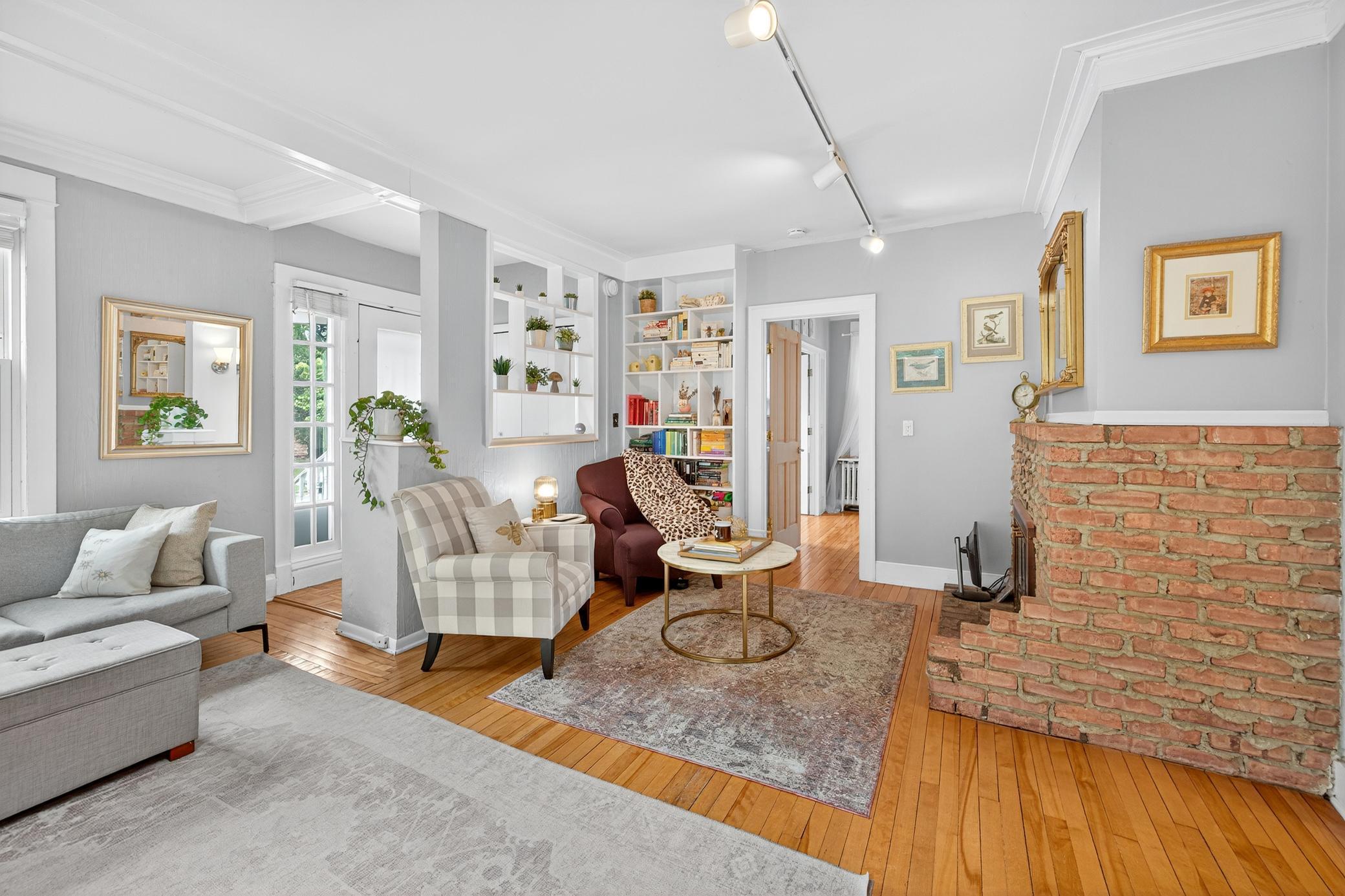 Living room looking towards the first bedroom