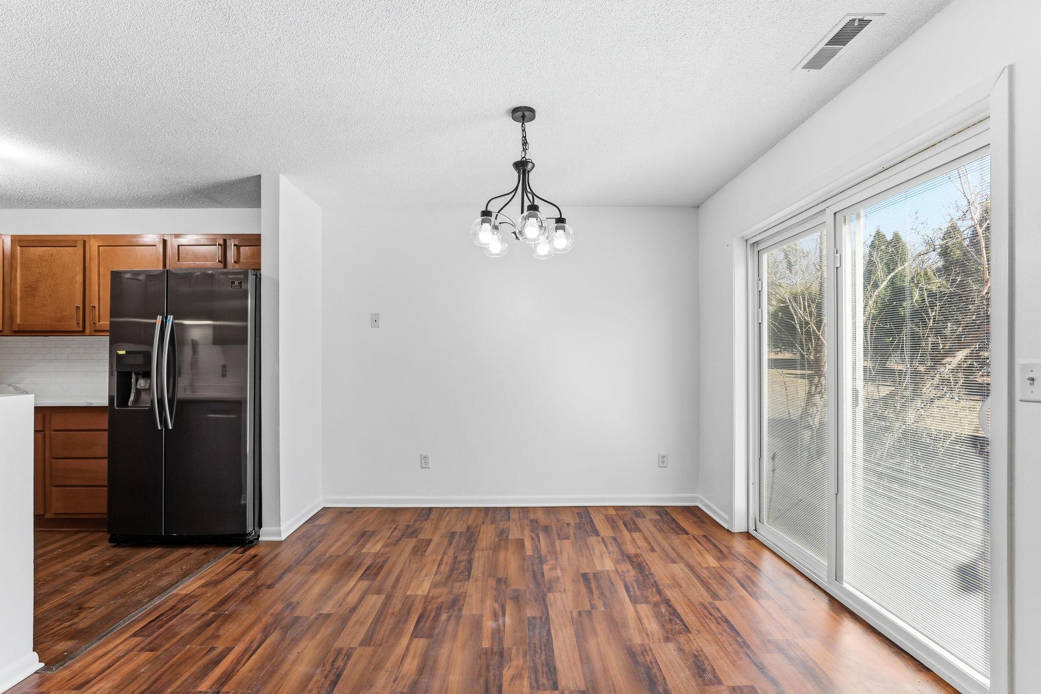 A welcoming dining area where you can enjoy meals, conversations, and time with family and friends