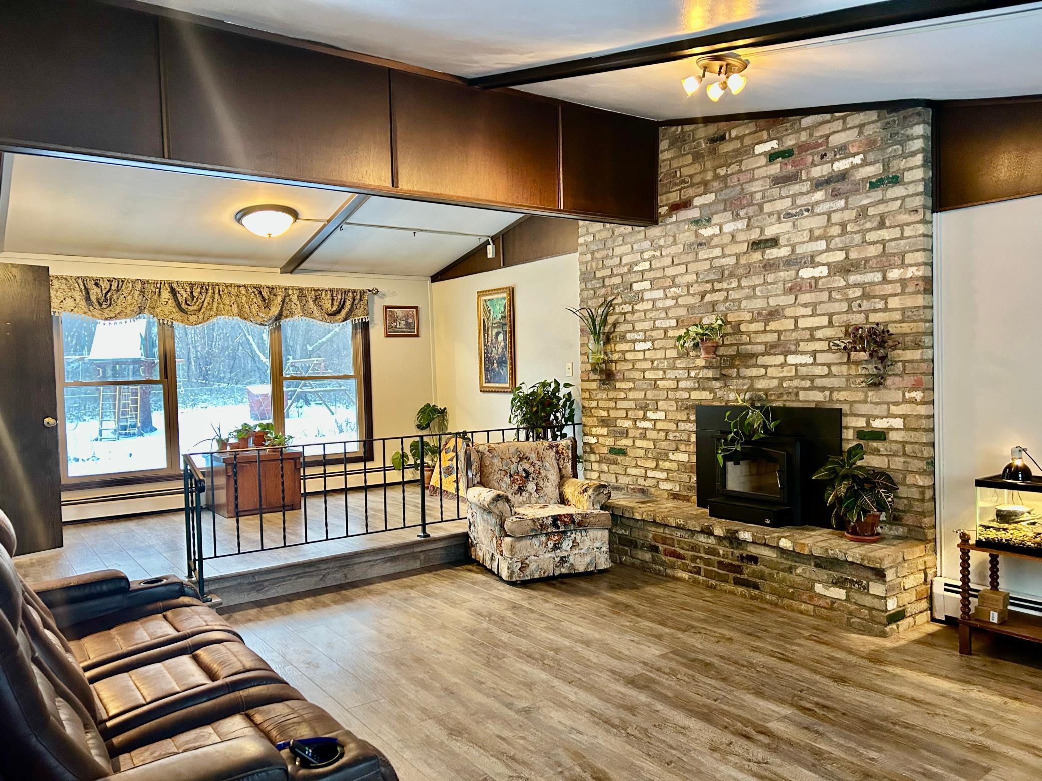 Living Room Looking into Dining Room