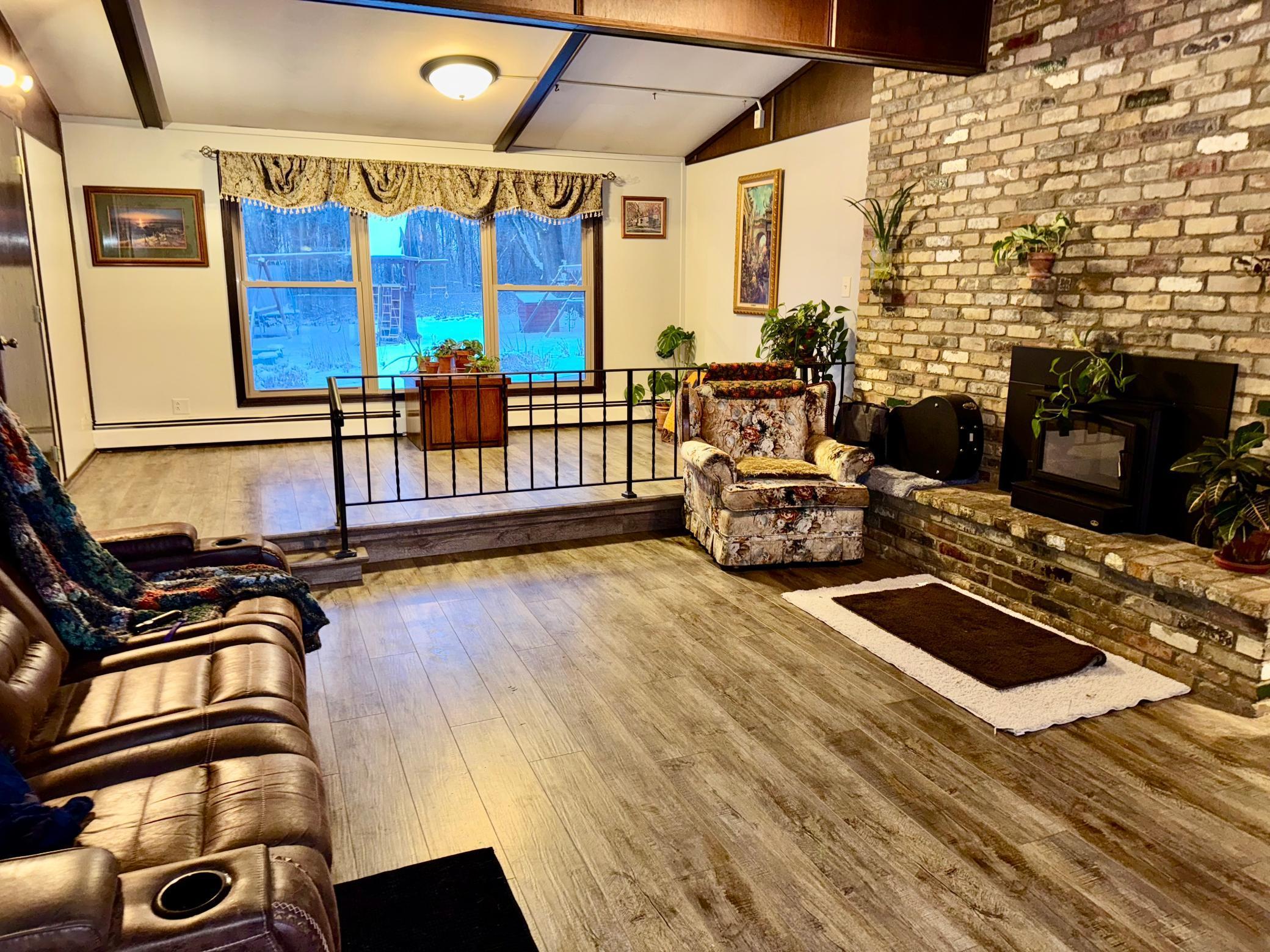 Living Room Looking into Dining Room
