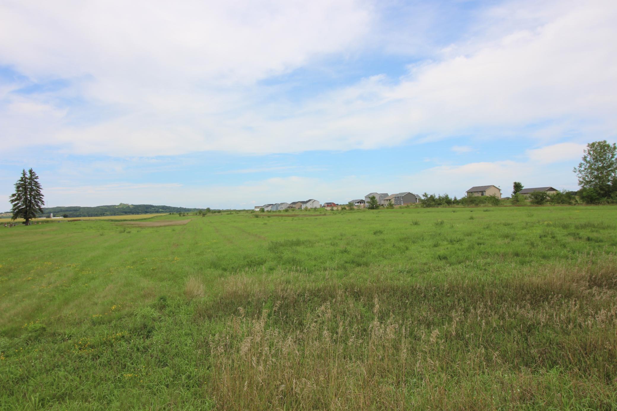 Land has been initially graded finish the infrastructure and start building