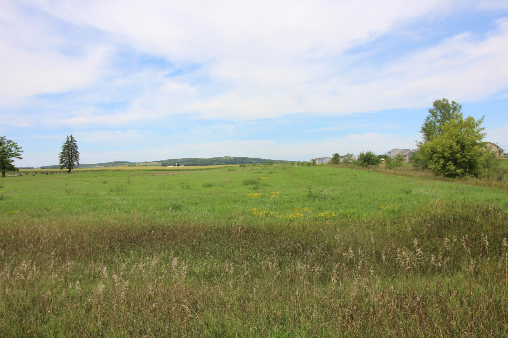 View to the north with Powder Ridge in the background.