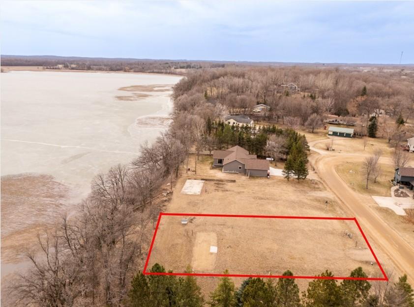 .49 Acre lot with 105 Feet of shoreline.