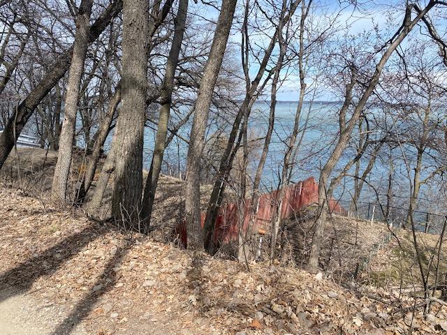 View of lot from the trail west side of lot