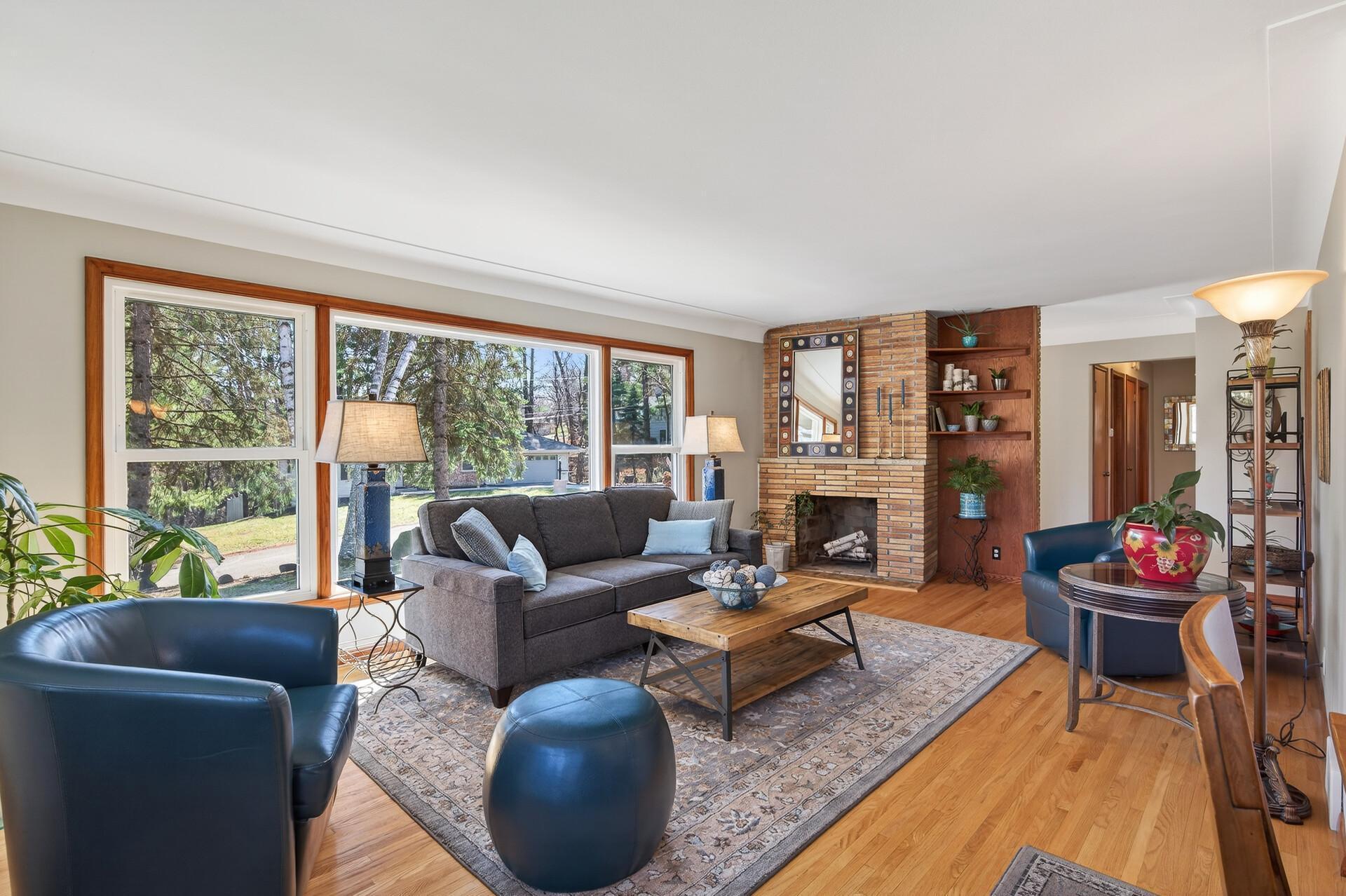 Hardwood floors throughout main level.