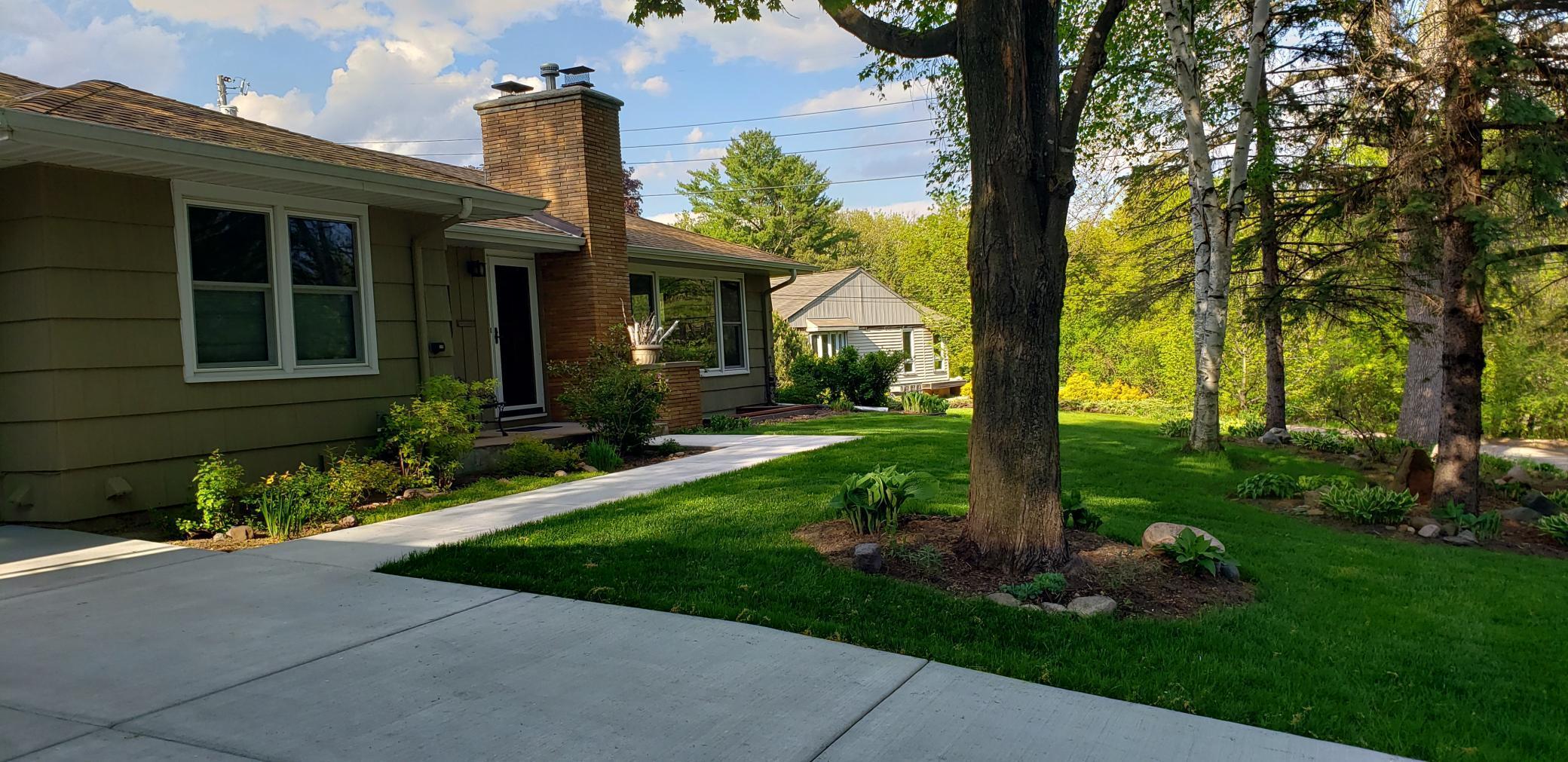 Last spring, full of greenery.