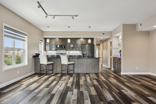 Spacious and open floor plan - versatile spaces.