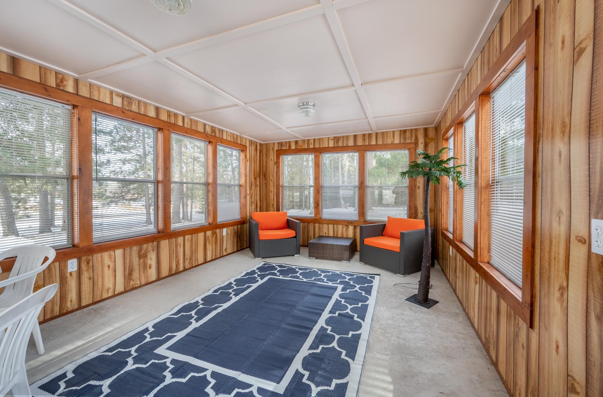 Screen House Interior