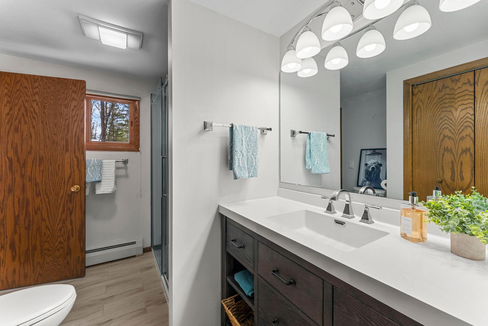 Recently updated main floor bath