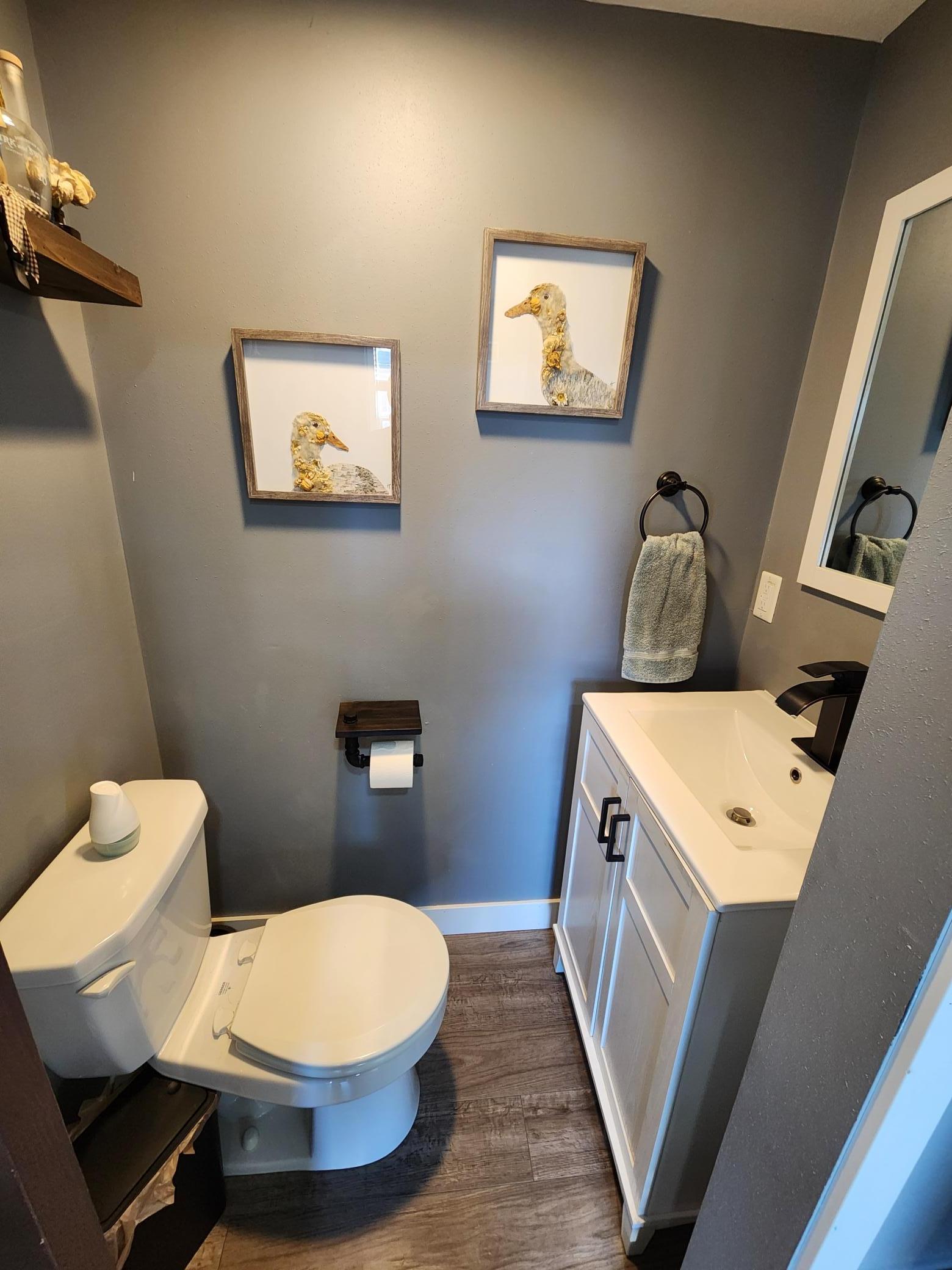 Main floor - half bath