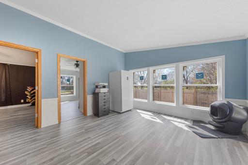 Family room with newer windows