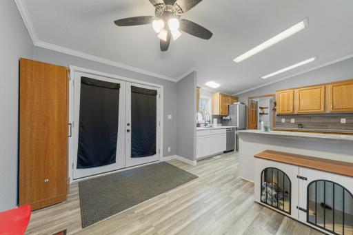 Walk out to back yard