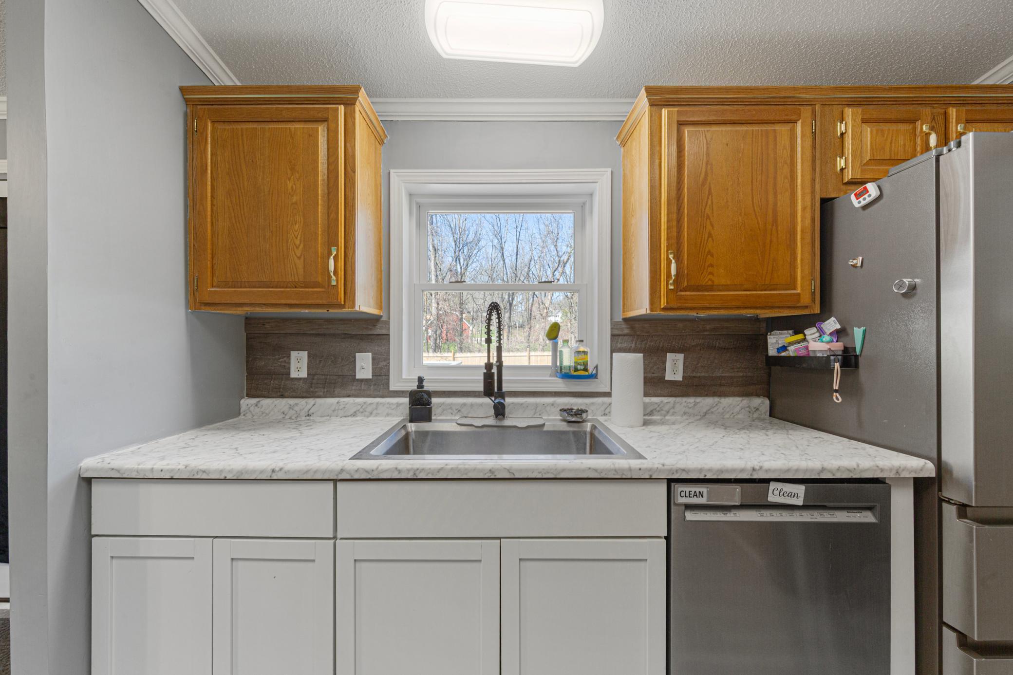 Newer lower cabinets