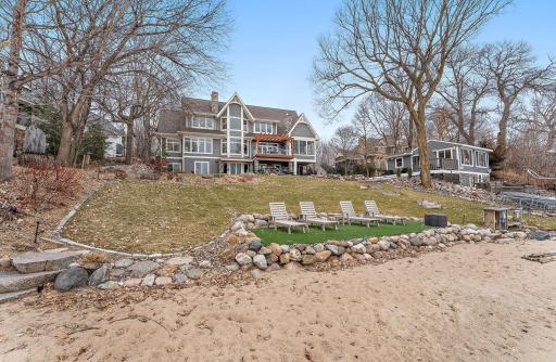 Beautiful flat sandy beach, perfect for swimming, lounging and relaxing lakeside