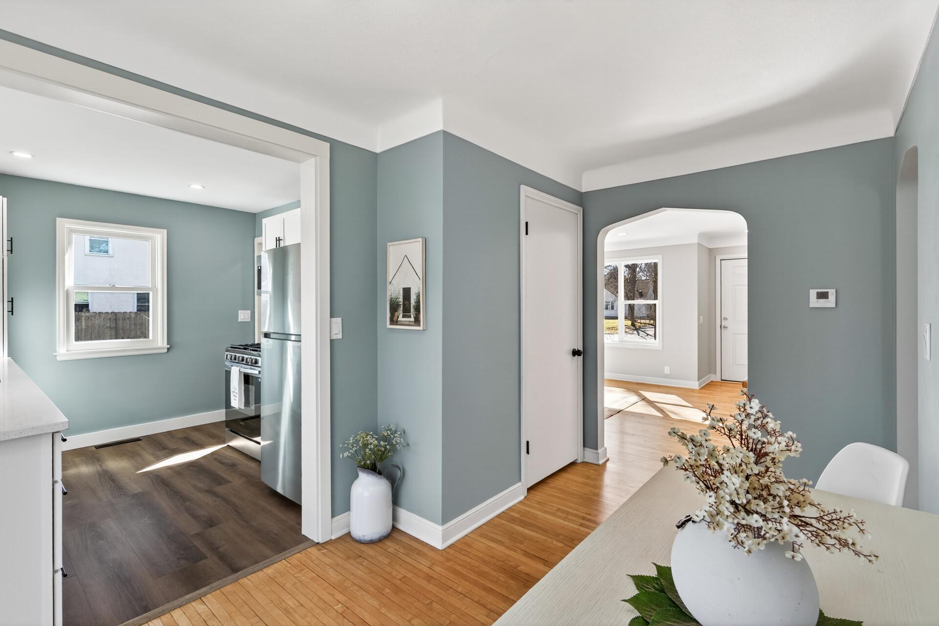 Open to the kitchen, making everyday meals effortless.