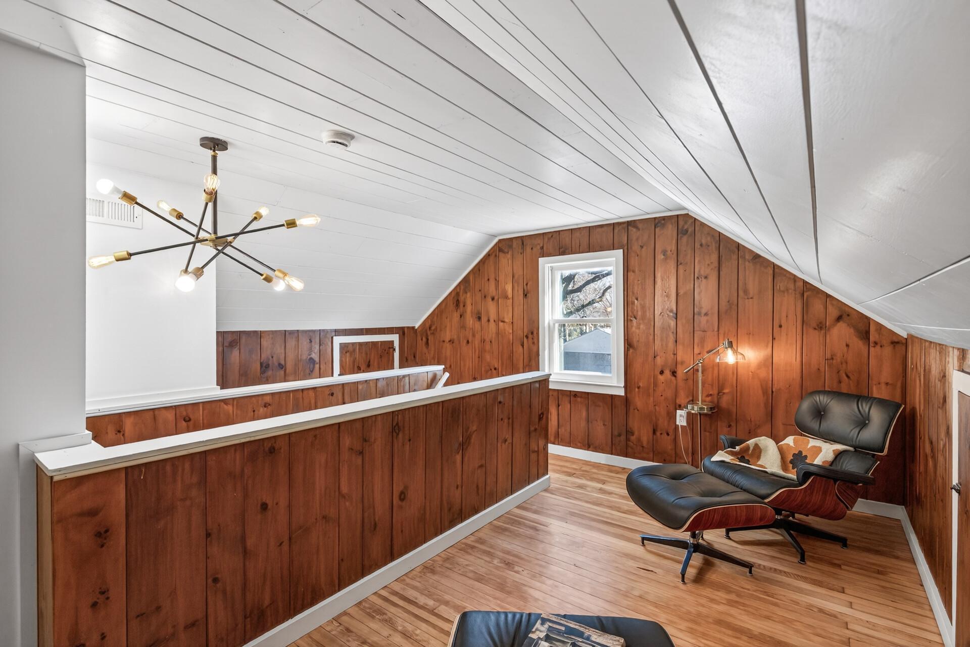 Plenty of extra space to create a comfortable seating area.