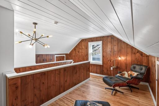 Plenty of extra space to create a comfortable seating area.