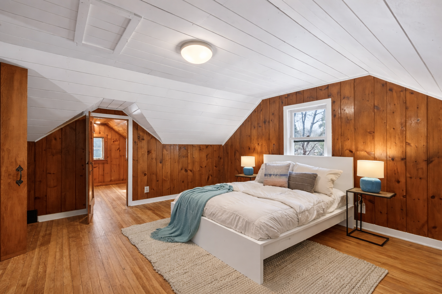 Space to accommodate your preferred bed size and any additional large furniture.