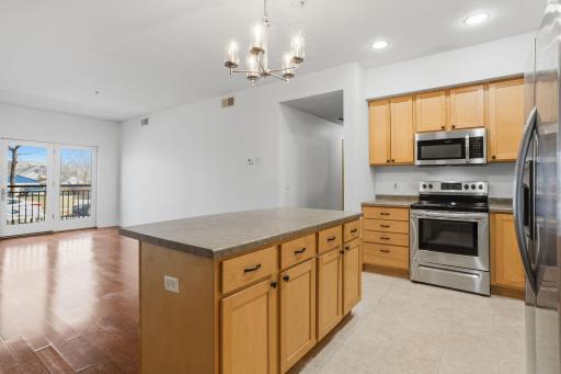 Kitchen view from the entry door