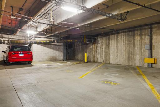 Parking space underground