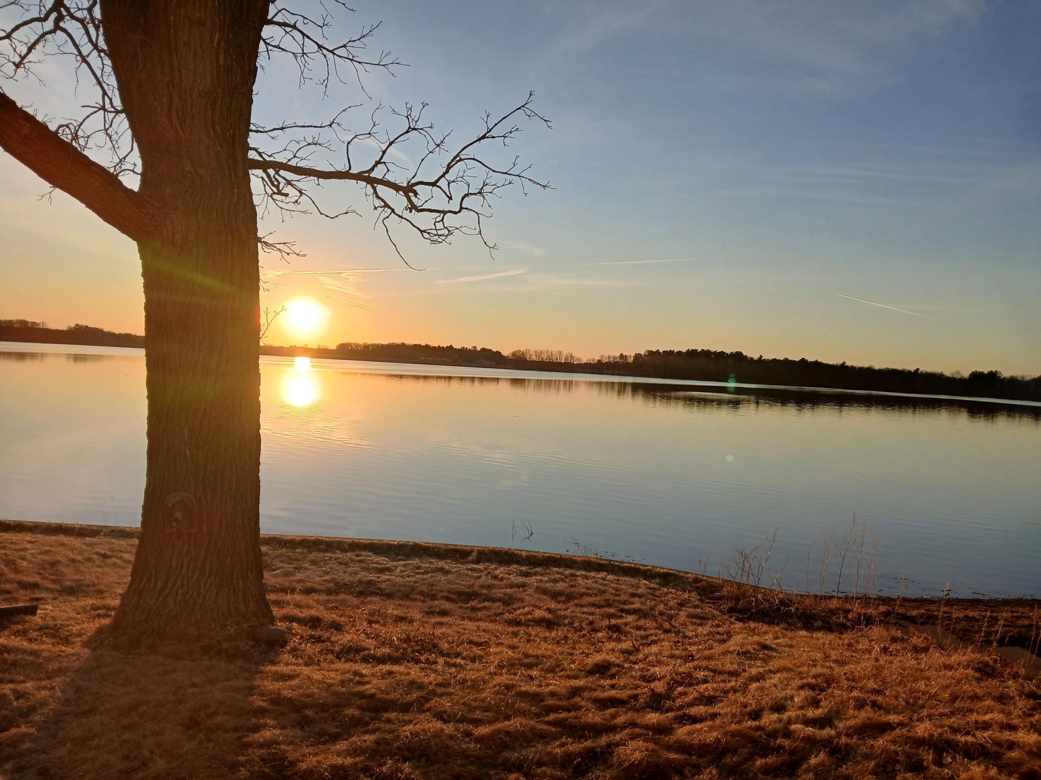 Relax watching your quiet evening sunsets