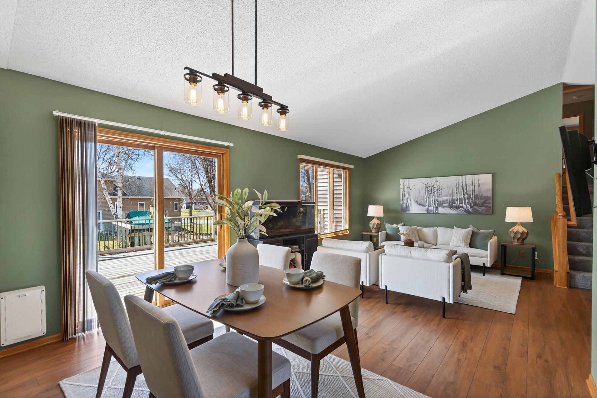 Walk-out to the 20x16 deck extending your living and entertaining space outdoors.