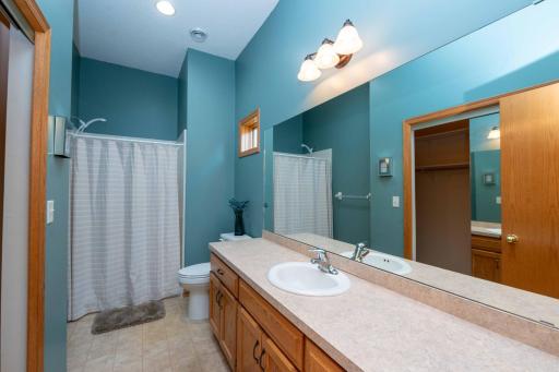 The primary bedroom also offers a private 3/4 bath and walk-in closet!