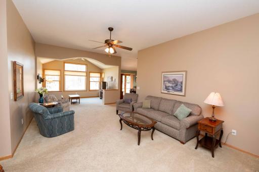 Abundant natural light streams through the many large windows!