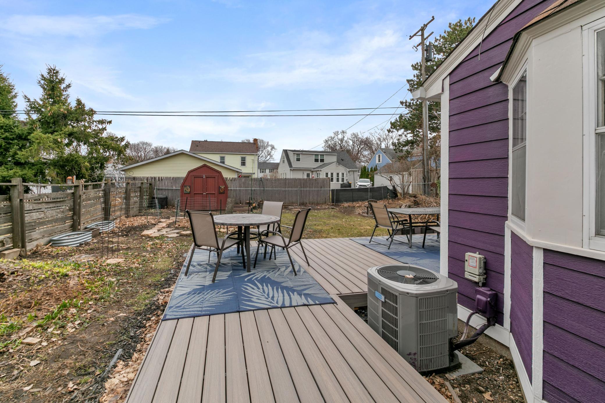 New maintenance free wrap around deck