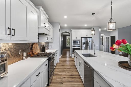 Well appointed kitchen with walk in pantry and access to the formal dining room
