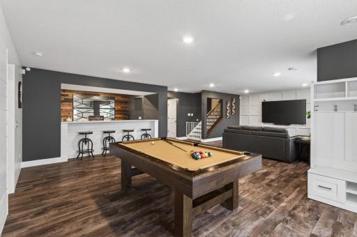Fantastic space for entertaining or relaxing in the lower level