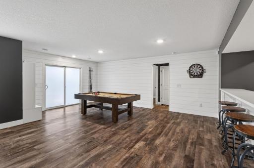 Great space for pool table, arcade games, card/puzzle table etc...the possibilities are endless